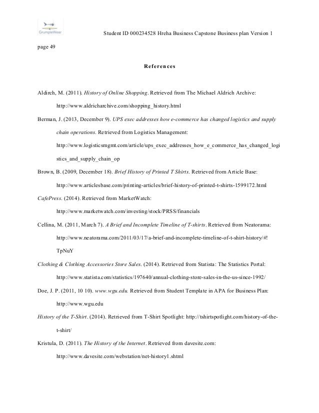 Types of Business Capstone Projects
